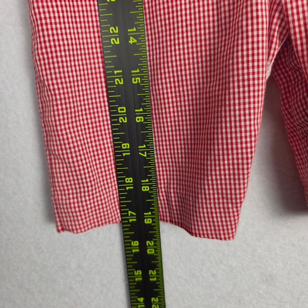 Southern Sunshine Boy Smocked Jumper One‎ Piece Romper Christmas Gingham 6M Red - Picture 11 of 11